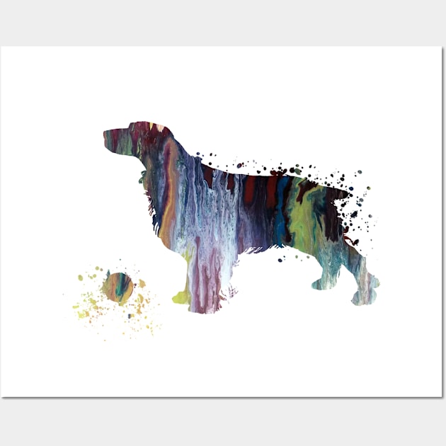 Spaniel with toy Wall Art by TheJollyMarten